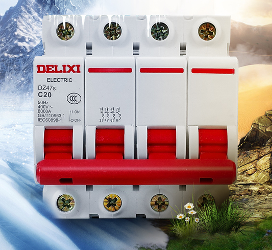 Dz47s air switch 1p three-phase household air switch 2p3p4p circuit breaker main switch 16a32a63a
